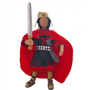 Römerhelm perfekt gearbeitet - Helm ohne Kamm